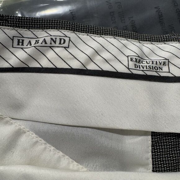 Haband Executive Division Mens Gray Pleated‎ Dress Pants Slacks 32x30 Vintage - Picture 6 of 6